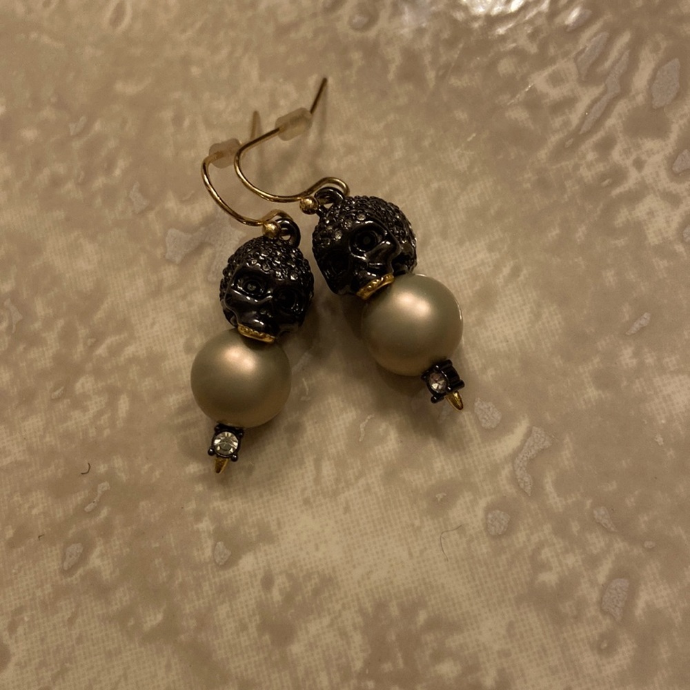 Alexis Bittar skeleton earrings